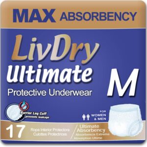 LivDry Ultimate Adult Incontinence Underwear