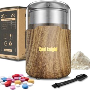COOL KNIGHT Electric Pill Crusher – 150W Pill Grinder for Crushing and Grinding Pills, Tablets, Vitamins, and Supplements into Fine Powder